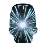 Blue Lightspeed Print Baby Seat Cover