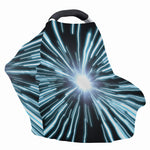 Blue Lightspeed Print Baby Seat Cover