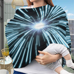 Blue Lightspeed Print Baby Seat Cover