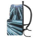 Blue Lightspeed Print Backpack