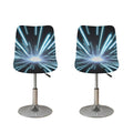 Blue Lightspeed Print Bar Stool Covers