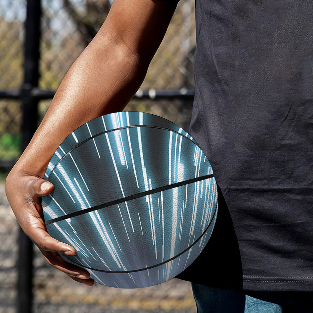 Blue Lightspeed Print Basketball