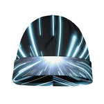 Blue Lightspeed Print Beanie