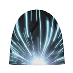Blue Lightspeed Print Beanie