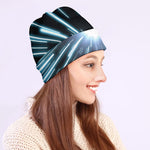 Blue Lightspeed Print Beanie