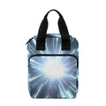 Blue Lightspeed Print Bible Tote Bag