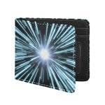 Blue Lightspeed Print Bifold Wallet