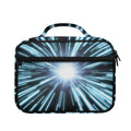 Blue Lightspeed Print Briefcase Bible Bag