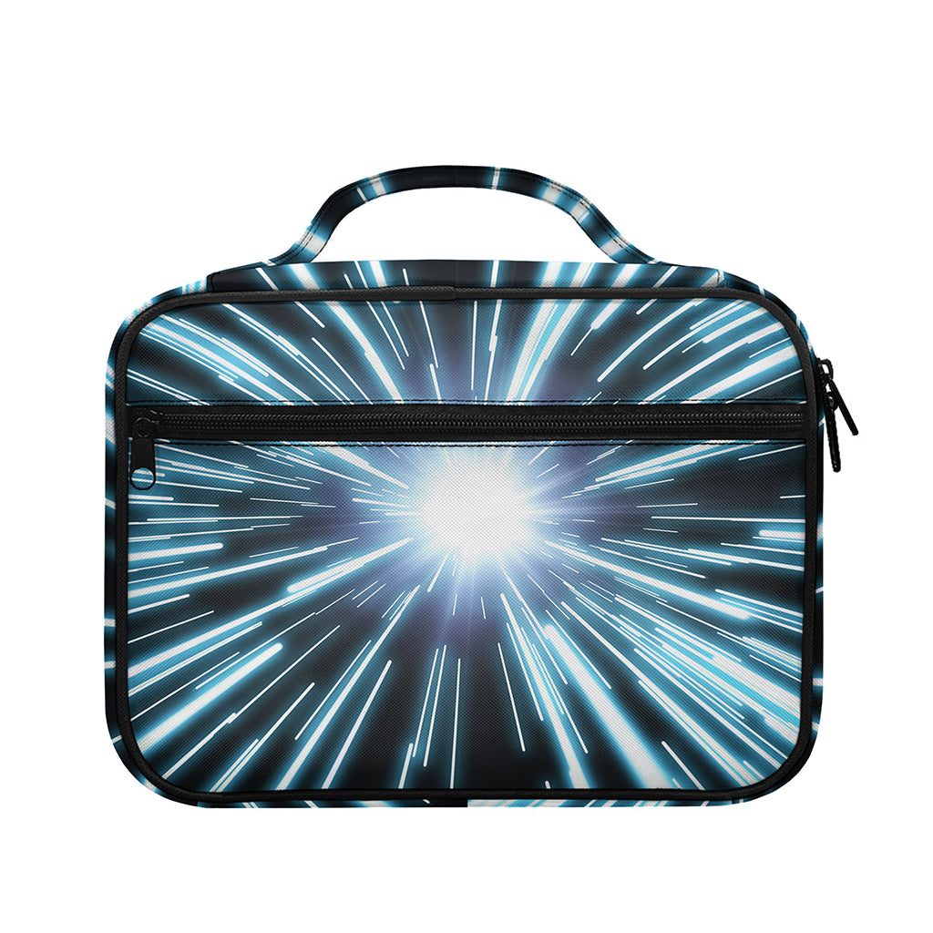 Blue Lightspeed Print Briefcase Bible Bag