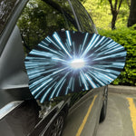 Blue Lightspeed Print Car Side Mirror Covers