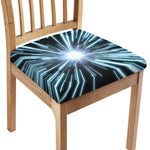 Blue Lightspeed Print Chair Cushion Cover