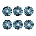 Blue Lightspeed Print Coaster Set