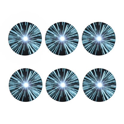 Blue Lightspeed Print Coaster Set