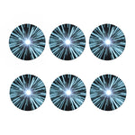 Blue Lightspeed Print Coaster Set