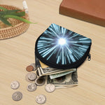 Blue Lightspeed Print Coin Purse