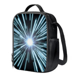 Blue Lightspeed Print Crossbody Lunch Bag