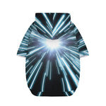 Blue Lightspeed Print Dog Zip Up Hoodie