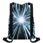 Blue Lightspeed Print Drawstring Backpack