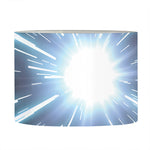 Blue Lightspeed Print Drum Lamp Shade