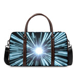 Blue Lightspeed Print Duffle Bag