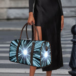 Blue Lightspeed Print Duffle Bag