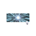 Blue Lightspeed Print Extended Mouse Pad