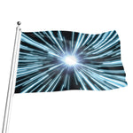 Blue Lightspeed Print Flag