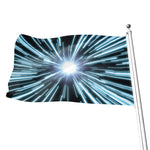 Blue Lightspeed Print Flag