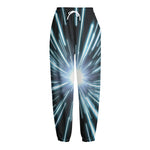 Blue Lightspeed Print Fleece Lined Knit Pants
