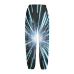 Blue Lightspeed Print Fleece Lined Knit Pants