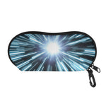 Blue Lightspeed Print Glasses Case