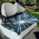 Blue Lightspeed Print Golf Cart Seat Cover