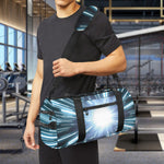 Blue Lightspeed Print Gym Bag