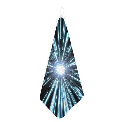 Blue Lightspeed Print Hand Towel