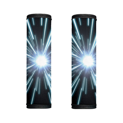 Blue Lightspeed Print Handle Covers