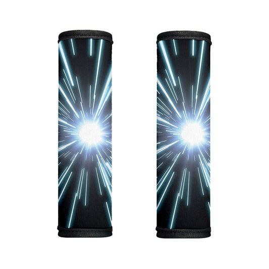 Blue Lightspeed Print Handle Covers