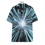 Blue Lightspeed Print Hawaiian Shirt