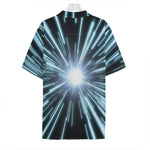 Blue Lightspeed Print Hawaiian Shirt