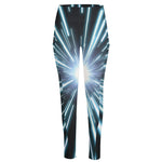 Blue Lightspeed Print High-Waisted Pocket Leggings