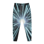 Blue Lightspeed Print Jogger Pants