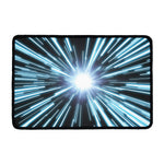 Blue Lightspeed Print Kitchen Mat