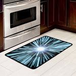 Blue Lightspeed Print Kitchen Mat