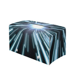Blue Lightspeed Print Leather Tissue Box Cover