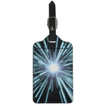 Blue Lightspeed Print Luggage Tag