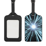 Blue Lightspeed Print Luggage Tag