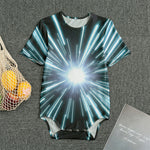 Blue Lightspeed Print Men's Bodysuit