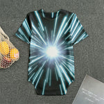 Blue Lightspeed Print Men's Bodysuit