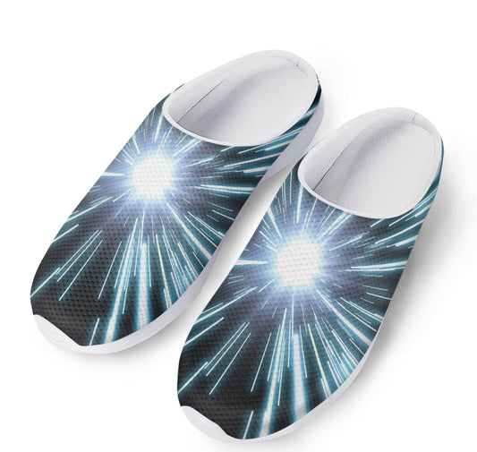 Blue Lightspeed Print Mesh Casual Shoes