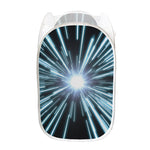 Blue Lightspeed Print Mesh Laundry Hamper