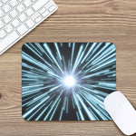 Blue Lightspeed Print Mouse Pad